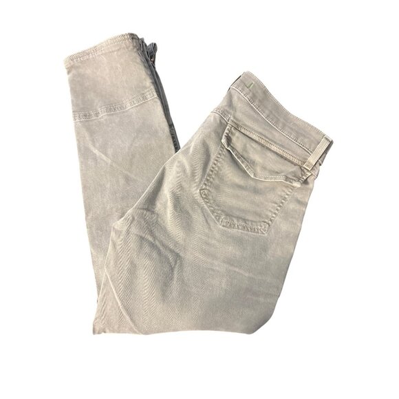 J Brand Vin Fawn Zip Ankle Jeans Army Green Zippers Size 26 Cotton Blend - Picture 5 of 8